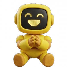 Robots clay-style AI sticker